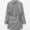 Wickel-Shirt-Minikleid