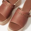 Wildleder-Plateausandalen