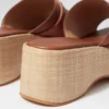 Wildleder-Plateausandalen