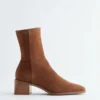 Wildleder-Socken-Stiefel Wildleder-Socken-Stiefel