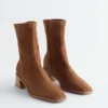 Wildleder-Socken-Stiefel Wildleder-Socken-Stiefel