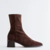 Wildleder-Socken-Stiefel Wildleder-Socken-Stiefel
