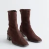 Wildleder-Socken-Stiefel Wildleder-Socken-Stiefel