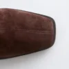 Wildleder-Socken-Stiefel Wildleder-Socken-Stiefel