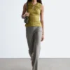Wollhose mit geradem Bein