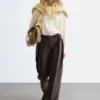 Wollhose mit Pressfalte