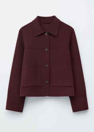 Wolljacke mit Kragen Wolljacke mit Kragen