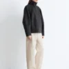 Wolljacke mit Reißverschluss