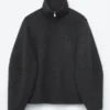 Wolljacke mit Reißverschluss