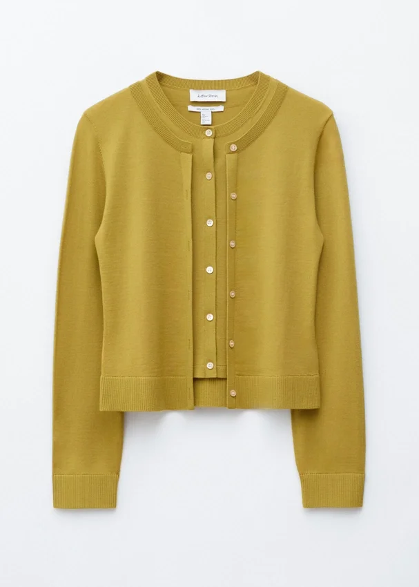 Zeilagige Cardigan aus Merinowolle Zeilagige Cardigan aus Merinowolle