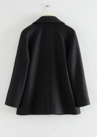 Zweireihiger Peacoat aus Wolle