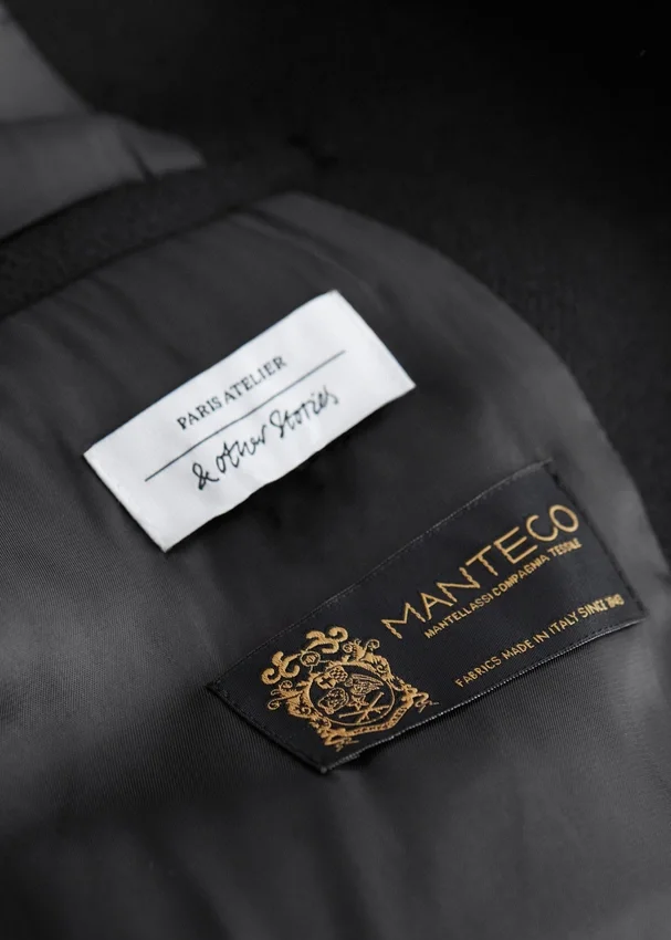 Zweireihiger Peacoat aus Wolle Zweireihiger Peacoat aus Wolle