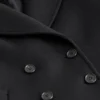 Zweireihiger Peacoat aus Wolle Zweireihiger Peacoat aus Wolle