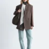Zweireihiger Woll-Blazer